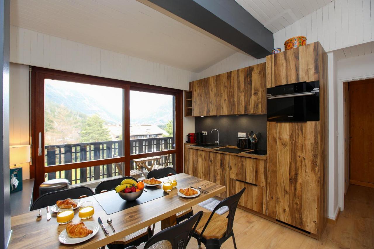 Superbe T3 En Face Du Brevent, Chamonix公寓 外观 照片